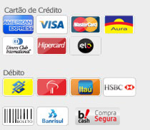 Aceitamos todos os Cartões e Boleto Aceitamos todos os Cartões e Boleto