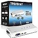 Chaveador KVM 4 portas USB (teclado + video + mouse) - TK-407K