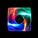 Cooler 120x120mm Akasa c/ LED Colorido - AK-174CC-4RAS
