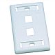 Espelho plano 2X4 BR p/ 2 Portas RJ45 350050053 - FURUKAWA