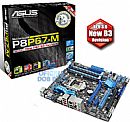 Asus P8P67-M (LGA1155 - DDR3 2200) Chipset Intel P67 - USB3.0 - SATA 6Gb/s - TurboV - CrossFireX