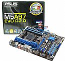 Asus M5A97 EVO R2.0 (AM3+ - DDR3 2133) TDP 140W - Chipset AMD 970 - USB 3.0